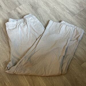 Lane Bryant Tan Sweatpants Relaxed Fit Joggers
